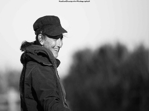 Christine Portier, monitrice d'équitation